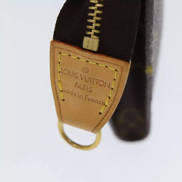 authenticity guaranteed LOUIS VUITTON Monogram Bucket PM Pouch - Picture 12 of 16
